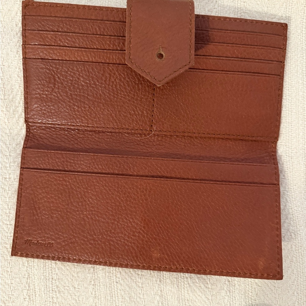 Madewell Brown Leather Wallet - Picture 2 of 3